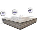 Ver imagem 2 de Colchão Casal CAMA INBOX Molas Ensacadas Pillow In 138x188x33 Cama inBox Duo Linem Bege