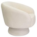 Ver imagem 7 de Poltrona Decorativa Liz Base Fixa Bouclé Off White - Nexta Casa