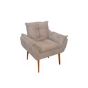 Ver imagem 4 de Kit 06 Sofás 1 Lugar de Luxo Opala Sala, Quarto Suede Cor:bege