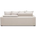 Ver imagem 5 de Sofá Retrátil Reclinável para Sala de Estar Living 195cm Vêneto F04 Bouclê Cru - Lyam Decor