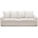 Ver imagem 3 de Sofá Retrátil Reclinável para Sala de Estar Living 195cm Vêneto F04 Bouclê Cru - Lyam Decor