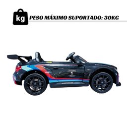 Mini Carro Elétrico Infantil Bmw M6 Gt3 12v Controle Remoto Licenciado Preta Importway Bw366 - 4 Mini Carro Elétrico Infantil Bmw M6 Gt3 12v Controle Remoto Licenciado Preta Importway Bw366 - 4