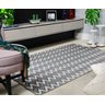 Tapete Sala Quarto Cinza 1,40 x 2,00 Pratik des 3 Antider. - 1