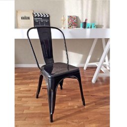 Kit 2 Cadeiras Tolix Preta - 3