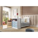 Ver imagem 7 de Berço Cômoda para Colchão 60 x 130cm Rafael Multimóveis FG0516 Branco/Azul