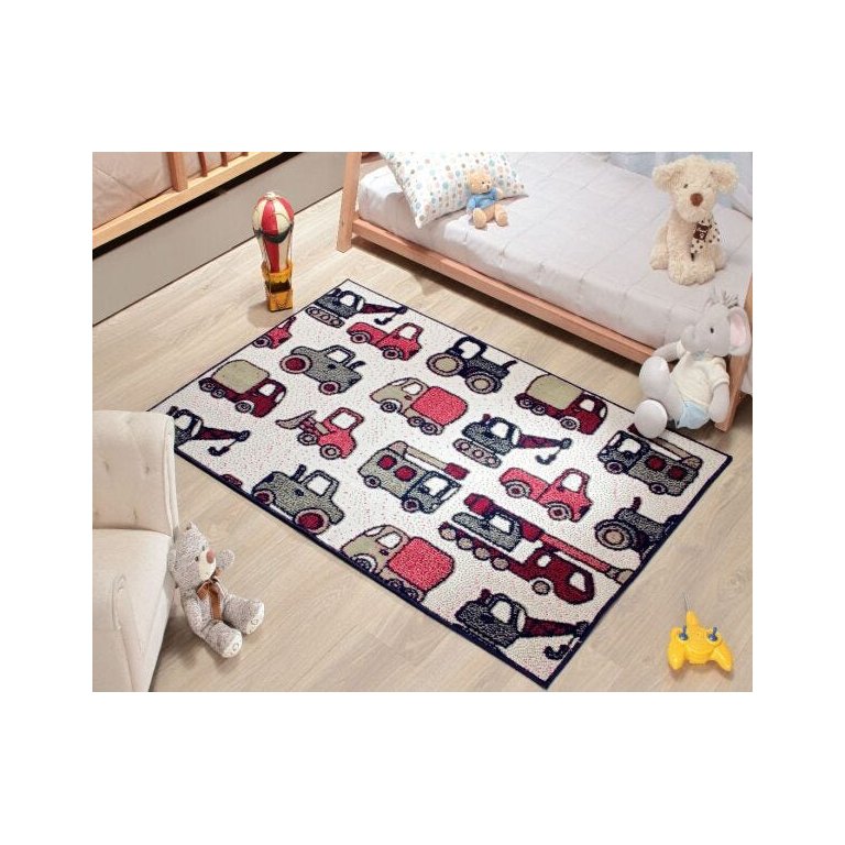 Tapete Infantil 1,00x1,50 Antiderrapante Quarto Marinho I-85