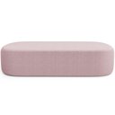 Ver imagem 3 de Puff Decorativo Orgânico para Living Quarto 140cm Doha W01 Bouclê Rose - Lyam Decor