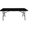 Mesa Dobrável Buffet Vira Maleta 1,52M Preta - 2
