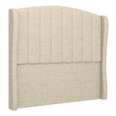 Ver imagem 1 de Cabeceira Casal Cama Box 140cm Glenda I02 Linho Bege - Mpozenato