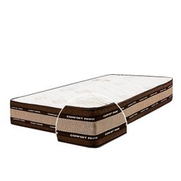 Colchão Solteiro King Comfort Prime de Palermo Molas Individuais Ensacadas 96x203x30 - - Marrom - 3