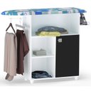 Ver imagem 2 de Tabua De Passar Roupas 1 Porta Mariana Branco Preto REAJL Moveis