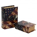 Ver imagem 1 de CONJUNTO DE CAIXAS LIVRO 2PCS G16,5CM X 7,5CM X 22,5CM Capitan american