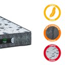 Ver imagem 3 de Colchão Solteiro Comfort Prime de Espuma Semi Ortopédico Extra Firme Cinza até 100kg