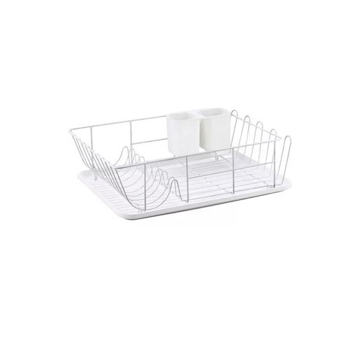 Escorredor de Louças Hanover com Bandeja - Jolitex - Branco