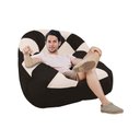 Ver imagem 2 de Poltrona Paloma Escritório Sala Pé Plástico Suede Marrom e Suede Bege - Dominic Decor