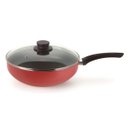 Ver imagem 1 de Panela Wok Antiaderente com Tampa de Vidro 4,5L Páprika Multiflon