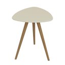Ver imagem 1 de Mesa Lateral Unique em MDF Louro Luna Pés em Madeira Marin