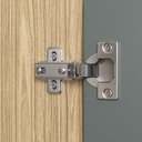 Ver mais imagens de Buffet Aparador 3 Portas Retrô 130cm Marrom/Amendoa/Acqua