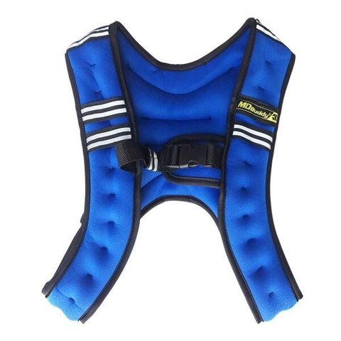Colete de Peso para Exercicios Md Buddy Md1656 5kg Azul