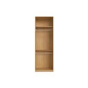 Ver imagem 3 de Guarda Roupa Solteiro Infinity 2 Portas Savana/Branco - Genialflex