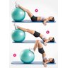 Bola de Pilates 75cm Ahead Sports AS1225C Verde - 3