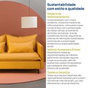 Ver mais imagens de Sofá Modular 2 Lugares Braço Lateral com Pé Metal Sôma CabeCasa MadeiraOriginals