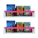 Ver imagem 1 de Kit 2 Prateleiras de Livros Criança Nicho de Parede Livreiro Colorido 55cm:ROSA