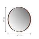 Ver imagem 2 de Espelho Decorativo Redondo 60 cm Palermo Castanho