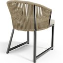 Ver mais imagens de Kit 02 Cadeiras Decorativas para Área Gourmet Cozinha Corda Náutica Bethari D04 Bege - Lyam Decor