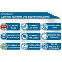 Ver imagem 2 de Colchão P/ Berço D18 Baby Plumaspuma - 60x130x12 - Plumatex
