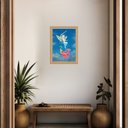 Ver imagem 2 de Quadro Decorativo Releitura São Jorge Infantil 33x24cm:moldura Preta