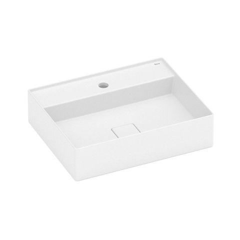 Cuba de Sobrepor com Mesa Terra T19 Branco/Blanco Matte Roca