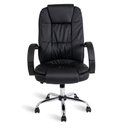 Ver imagem 2 de Cadeira de escritório Presidente Johnson Healer Preta