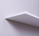 Ver imagem 1 de Kit 2 Prateleira Madeira Mdf Branca 80x20cm com Suporte Invisivel Flutuante Don Castro Decor Pratele