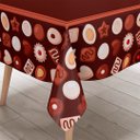 Ver imagem 2 de Toalha de Mesa Quadrada 4 Lugares Doces e Chocolates