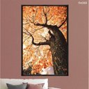 Ver imagem 2 de Quadro Decorativo - Planta Folhas Outono Laranja Flnt068 - Tela Canvas - 60x40cm