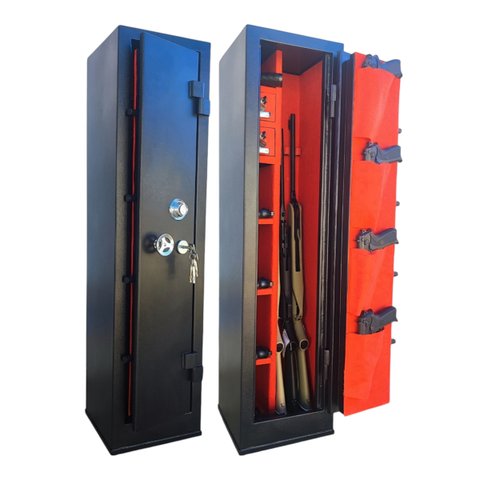 Cofre de 130 para 07 Armas 03 Longas e 04 Curtas Cr Cac Eb