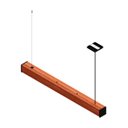 Ver imagem 4 de Luminaria Pendente Led Granada 36w Bivolt 4000lm Madeira Maciça