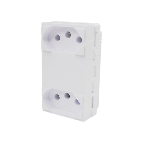 Kit 2 Tomada Dupla Separadas Monobloco Bco. 20a Módulo I9