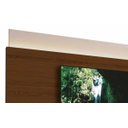 Ver imagem 4 de Rack com Painel Delux 180cm com Led Off White com Natural - Móveisaqui