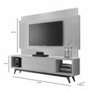 Ver imagem 6 de Rack com Painel Horizon 180cm Off White com Natural - Móveisaqui