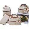 Kit Bolsa Bebê Saída Maternidade Bege - Grande e Média - 1