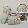 Kit Bolsa Bebê Saída Maternidade Bege - Grande e Média - 4