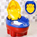 Ver imagem 1 de Troninho Infantil Penico Musical 2 em 1 Urso Vermelho