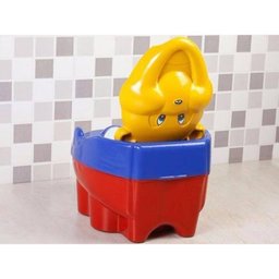 Troninho Infantil Penico Musical 2 em 1 Urso Vermelho - 2