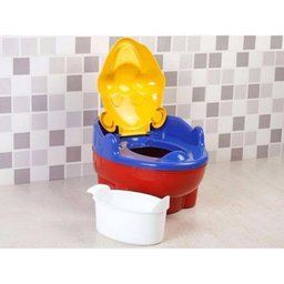 Troninho Infantil Penico Musical 2 em 1 Urso Vermelho - 3