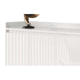Buffet Aparador Retrô Clássico Branco Gloss - 3