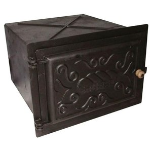 Forno em Ferro Fogão a Lenha Grande Porta Ferro 50x46x31cm