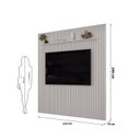 Ver imagem 7 de Painel Trento Ripado para Tvs até 75 Polegadas Bali