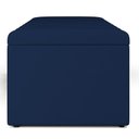 Ver imagem 4 de Calçadeira Recamier Baú para Cama de Casal King Dália 195x50 Cm W01 Suede Azul Marinho - Lyam